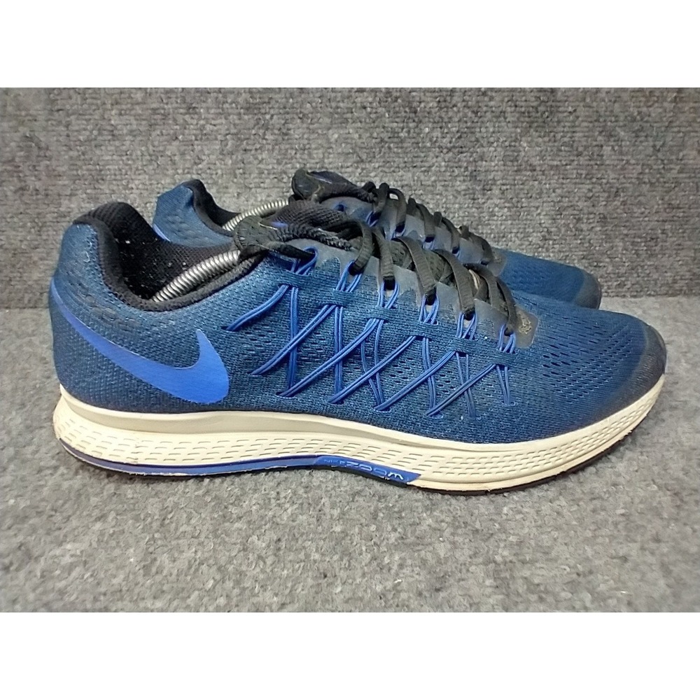 Nike Air Zoom Pegasus 32 Mens 11 Running Shoes Blue Black 749340-0